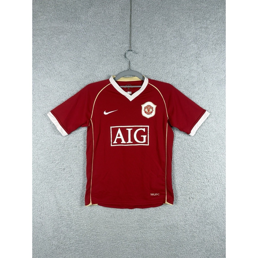 Vintage Manchester United 2006-2007 Shirt Jersey Youth Size M 10/12 Rooney 8